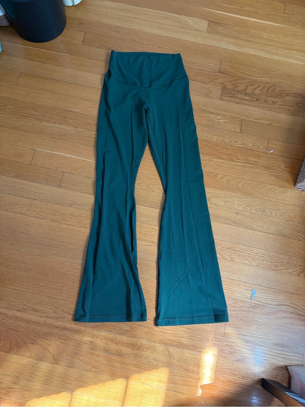 aerie Green High-Waist Flare Leggings